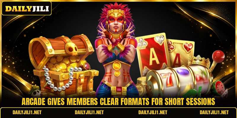 Arcade gives members clear formats for short sessions