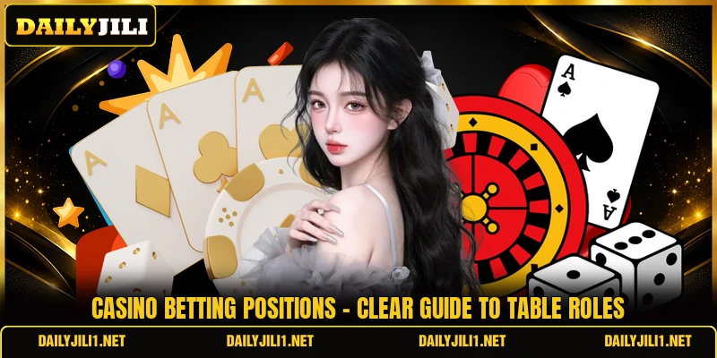 Casino Betting Positions - Clear Guide To Table Roles