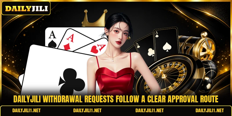 DAILYJILI withdrawal requests follow a clear approval route