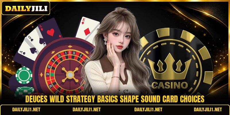 Deuces wild strategy basics shape sound card choices
