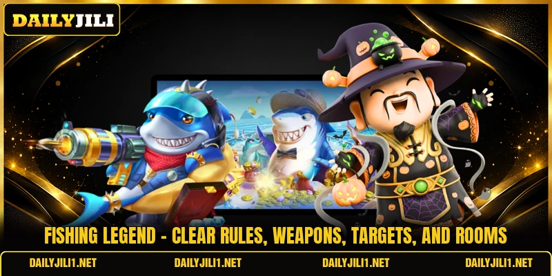 Fishing Legend - Clear Rules, Weapons, Targets, And Rooms