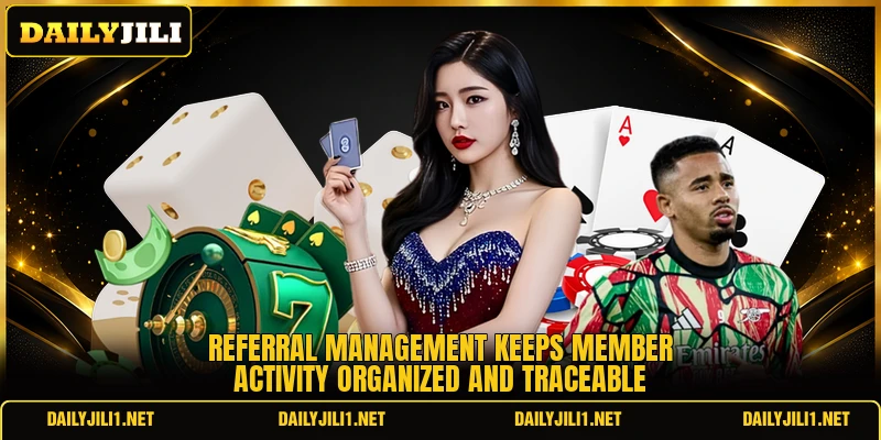 Referral management keeps member activity organized and traceable Referral management keeps member activity organized and traceable