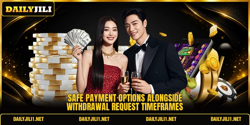 Safe payment options alongside withdrawal request timeframes Safe payment options alongside withdrawal request timeframes