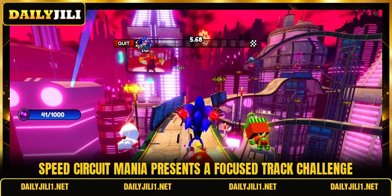 Speed Circuit Mania presents a focused track challenge